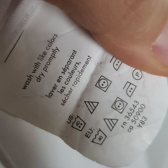 CALVIN klein slim fit non iron white button down shirt 15 dress shirt - Picture 6 of 9